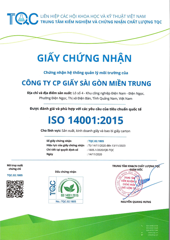 3.GCN ISO 9001 2015 14001 2015 TQC 2020 2023 005